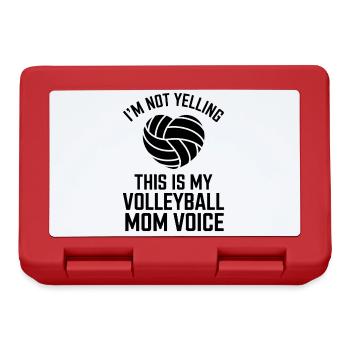 Volleyball Spruch Lustiges Volleyball Geschenk - Brotdose - Rot - Vorne