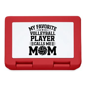 Volleyball Spruch Lustiges Volleyball Geschenk - Brotdose - Rot - Vorne