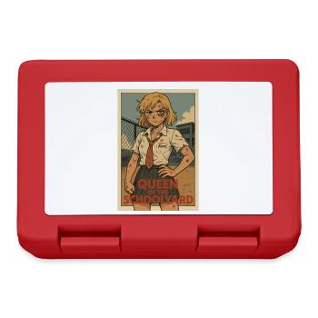 Reine de la cour d’école à l’ combatif - Boîte à goûter - rouge - Devant