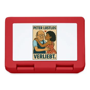 Peter Listless – in love and overwhelmed - Lunchbox - red - Front