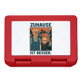 Peter Listless in Japan – Home is better - Lunchbox - red - Front