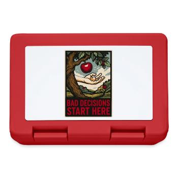 Paradise – Bad Decisions Start Here - Lunchbox - red - Front