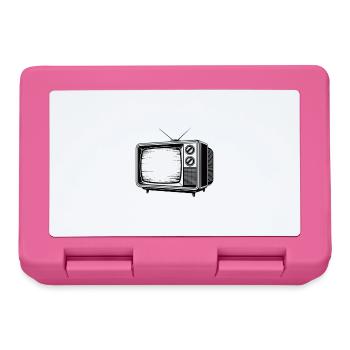 I'm Not Old – I'm Classic Retro-TV Television - Lunchbox - pink - Front