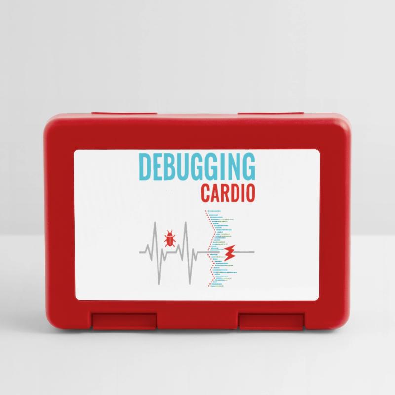 Debugging ist mein Cardio - Programmierer Nerd Brotdose