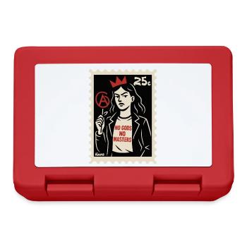 A brave woman with a red crown - Lunchbox - red - Front