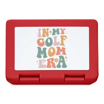 À l’époque de ma mère de golf - Citation amusante de maman de golf - Boîte à goûter - rouge - Devant