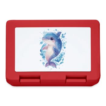 Dolphin - Lunchbox - red - Front