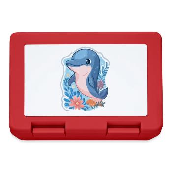 Dolphin - Lunchbox - red - Front