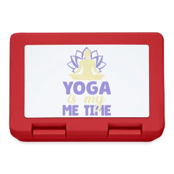 Yoga Is My Me Time Funny Yoga - Lunchbox - red - Front