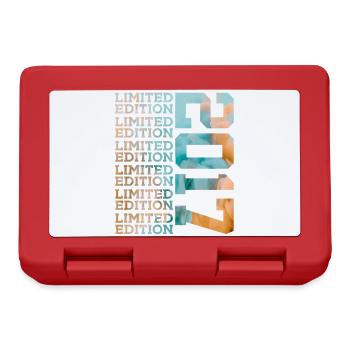 ÉDITION LIMITÉE 2017 9 ANS 9E ANNIVERSAIRE - Boîte à goûter - rouge - Devant