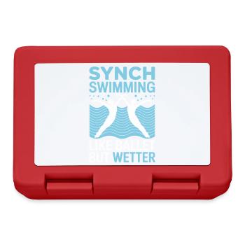 Natation synchronisée Natation artistique Sports nautiques - Boîte à goûter - rouge - Devant
