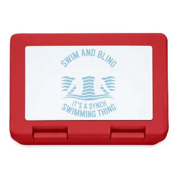 Synchronschwimmen Kunstschwimmen Wassersport - Brotdose - Rot - Vorne
