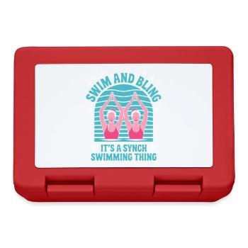 Natation synchronisée Natation artistique Sports nautiques - Boîte à goûter - rouge - Devant