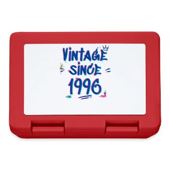 1996 Vintage Graffiti Glitch - 29 Jahre Stil - Brotdose - Rot - Vorne