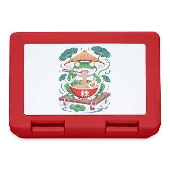 Frosch Ramen Enjoyment Adventure with Asian - Lunchbox - red - Front