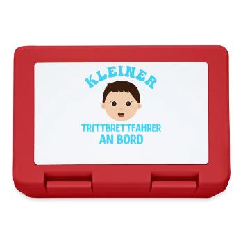 Expectant mother LITTLE FREEBOARD RIDER ON BOARD - Lunchbox - red - Front