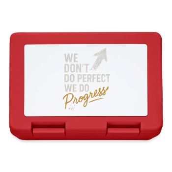 Personnel pour l'enseignant en éducation alternative Deuxième - Boîte à goûter - rouge - Devant