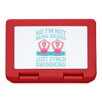 Synchronschwimmen Kunstschwimmen Wassersport - Brotdose - Rot - Vorne