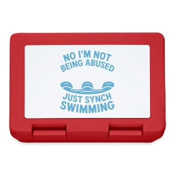 Synchronschwimmen Kunstschwimmen Wassersport - Brotdose - Rot - Vorne