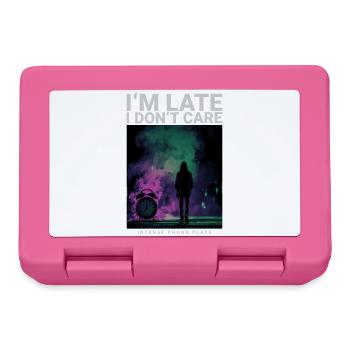 In the Late I Dont Care watch streetwear style - Lunchbox - pink - Front