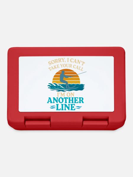 Crazy turtle lady - Lunchbox - red