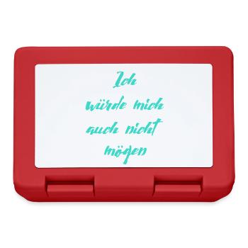 funny saying - funny sayings - Lunchbox - red - Front