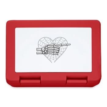 He's My Trick Funny Halloween Couple - Lunchbox - red - Front