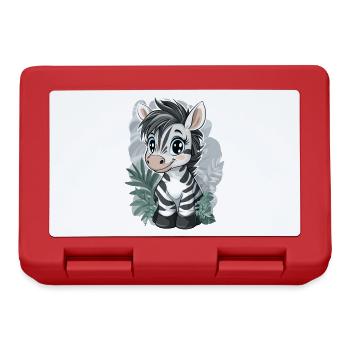 Zebra - Brotdose - Rot - Vorne
