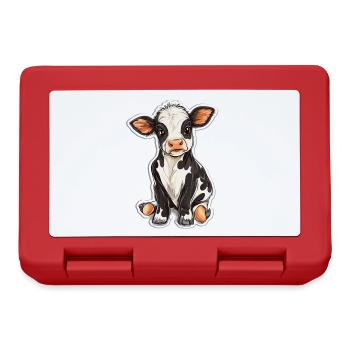 Cow - Lunchbox - red - Front