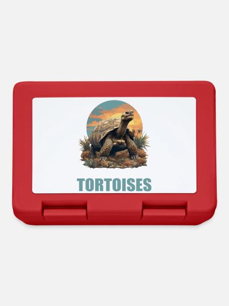 Tortoises Tortoise - Lunchbox - red