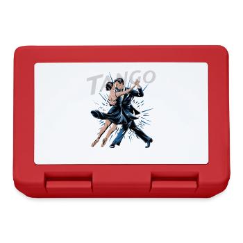 Tango Passion Couple Dance Argentine Tango - Lunchbox - red - Front