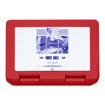 Cuban Knight Anole Lizard Owner Reptile Keeper - Lunchbox - red - Front