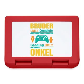 Je vais inviter l’accouchement de l’oncle en 2026 - Boîte à goûter - rouge - Devant