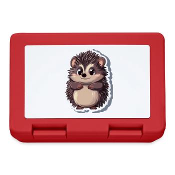 Igel - Brotdose - Rot - Vorne