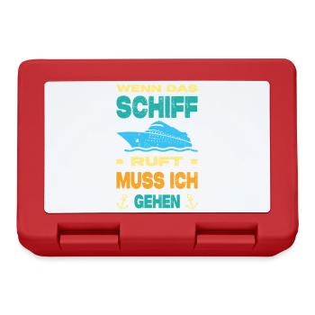 Funny Cruise Sayings Outfits Holiday - Lunchbox - red - Front