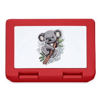 Koala - Brotdose - Rot - Vorne