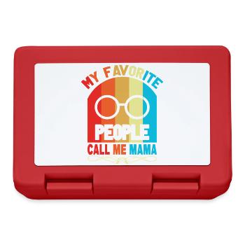 Best Mom in the World Gift Christmas - Lunchbox - red - Front