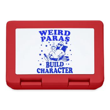 Weird Paras Build Personnage paraprofessionnel oie - Boîte à goûter - rouge - Devant