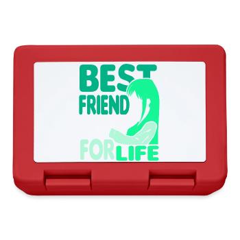 Anime Manga Otaku Kawaii Best Friends Cosplay - Lunchbox - red - Front