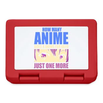 Anime Manga Otaku Kawaii Japan Cosplay Comic - Brotdose - Rot - Vorne