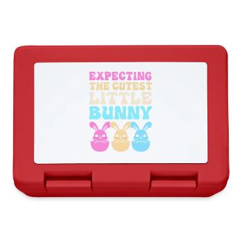 Gender Reveal Ostern Werdende Mutter - Brotdose - Rot - Vorne