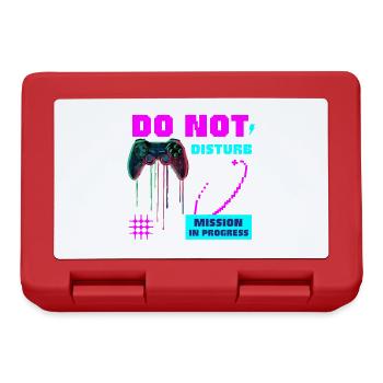 Do Not DISTURB - Gaming Mission - Brotdose - Rot - Vorne