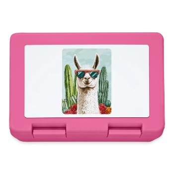 lama - Lunchbox - pink - Front