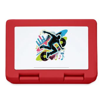 Streetdance Beat – Urban DJ Music Design - Lunchbox - red - Front