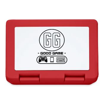 Chemise Gaming I GG Good Game I Lustige Retro Desgin - Boîte à goûter - rouge - Devant