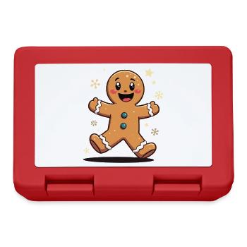 Gingerbread Man - Lunchbox - red - Front