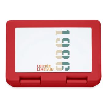 Original 1986 Vintage Retro Birthday Gift - Lunchbox - red - Front