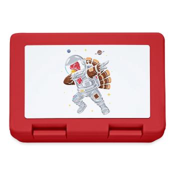 Astronaut duck in space - Lunchbox - red - Front