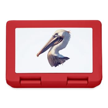 Pélicans Pélican - Boîte à goûter - rouge - Devant