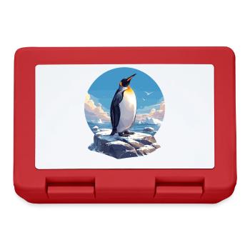 Pinguine Pinguin - Brotdose - Rot - Vorne
